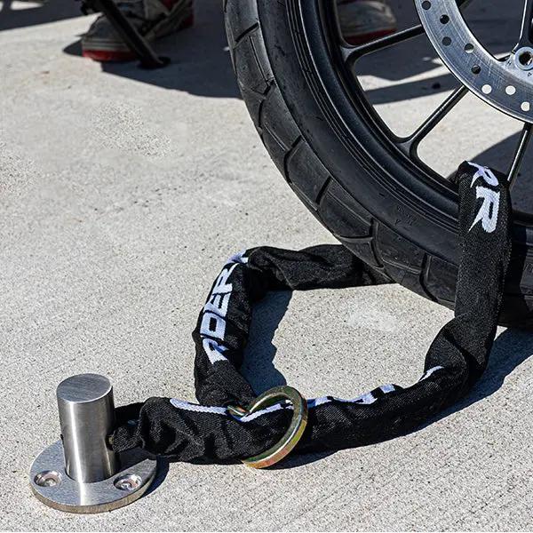 Riderr Ground Anchor Silver FREE UK Delivery, FREE 365 Day Returns | Moto Central