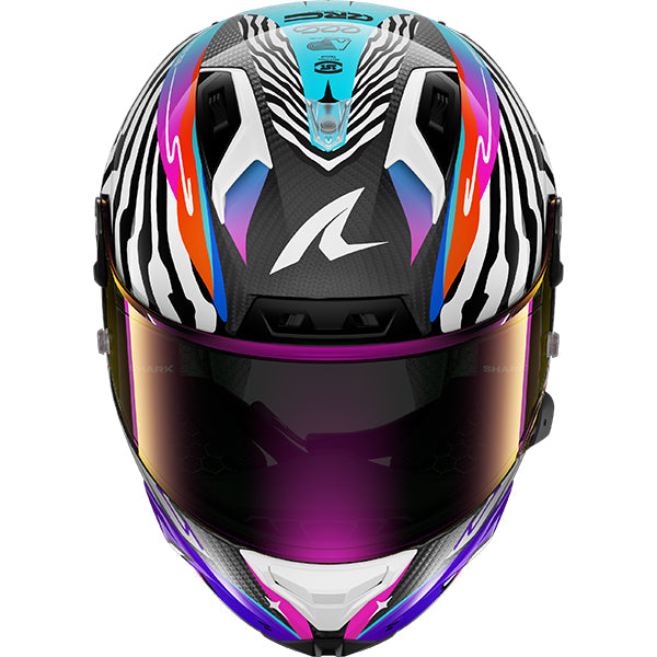 Shark Aeron Speed-Fancy Carbon / White / Orange FREE UK Delivery, FREE 365 Day Returns | Moto Central