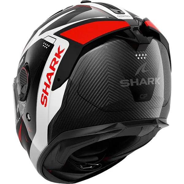 Shark Spartan GT PRO Carbon Mekarium Carbon / Silver / Red FREE UK Delivery, FREE 365 Day Returns | Moto Central