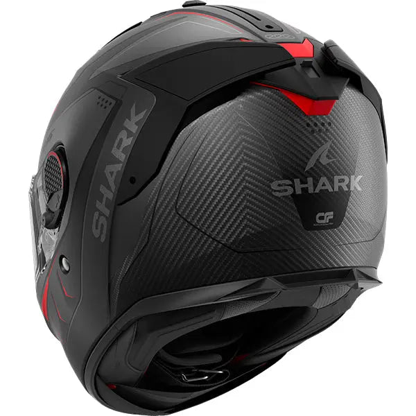 Shark Spartan GT PRO Carbon Mekarium Carbon / Anthracite / Red FREE UK Delivery, FREE 365 Day Returns | Moto Central