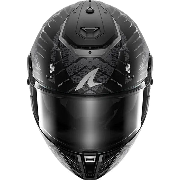 Shark Spartan RS Reptaia Matt Black / Anthracite FREE UK Delivery, FREE 365 Day Returns | Moto Central