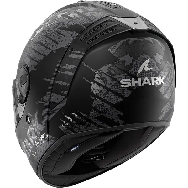 Shark Spartan RS Reptaia Matt Black / Anthracite FREE UK Delivery, FREE 365 Day Returns | Moto Central