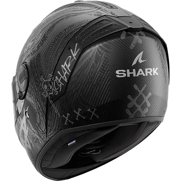 Shark Spartan RS Carbon Shiever Carbon / Anthracite / Silver FREE UK Delivery, FREE 365 Day Returns | Moto Central