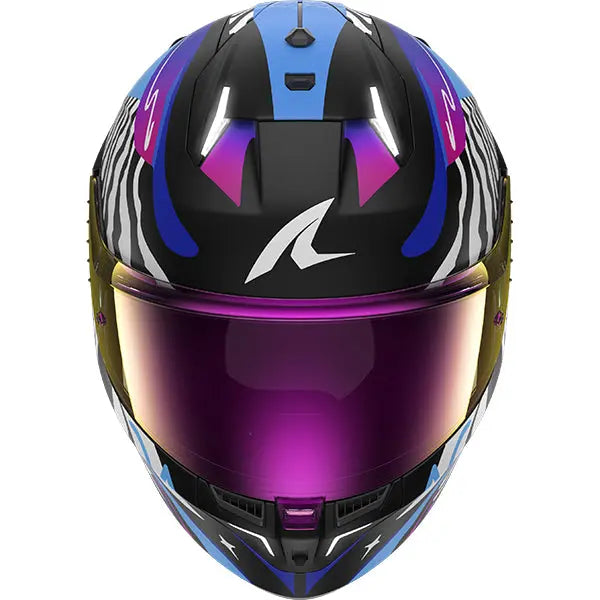 Shark Skwal i3 Speed-Fancy Black / White / Blue FREE UK Delivery, FREE 365 Day Returns | Moto Central