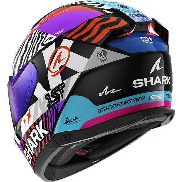 Shark Skwal i3 Speed-Fancy Black / White / Orange FREE UK Delivery, FREE 365 Day Returns | Moto Central