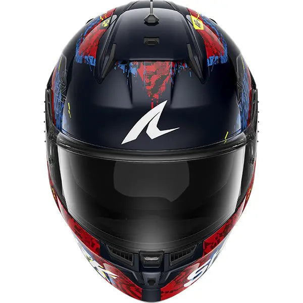Shark D-Skwal 3 Speed-VIB Blue / Red / Blue FREE UK Delivery, FREE 365 Day Returns | Moto Central