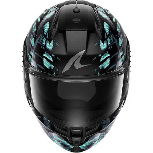 Shark D-Skwal 3 Reptaia Black / Pearl / Black FREE UK Delivery, FREE 365 Day Returns | Moto Central