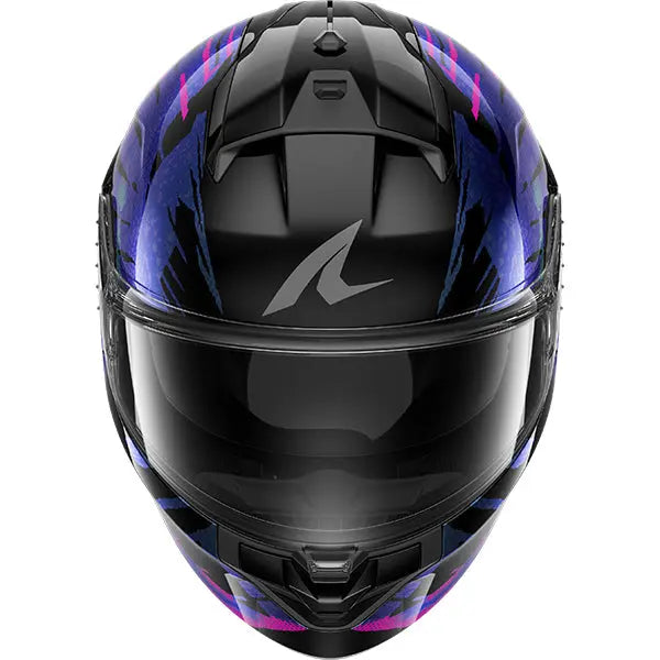 Shark Ridill 2 Reptaia Black / Violet / Pearl FREE UK Delivery, FREE 365 Day Returns | Moto Central