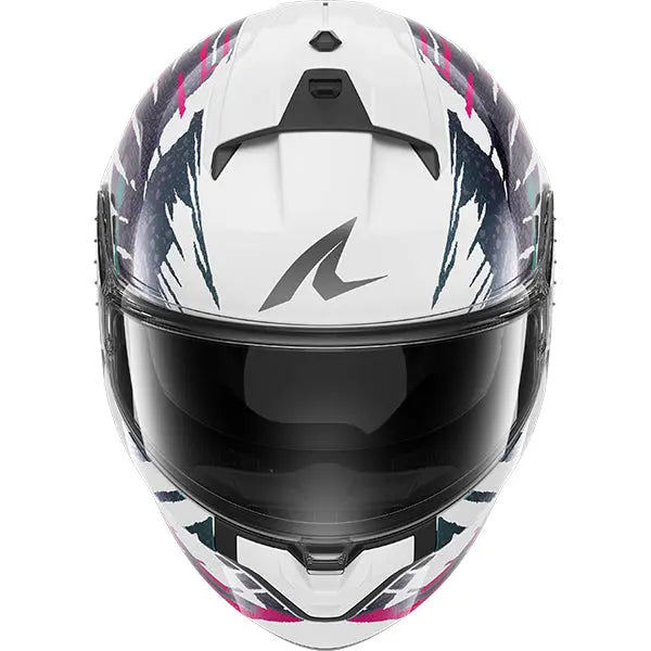 Shark Ridill 2 Reptaia White / Violet / Pearl FREE UK Delivery, FREE 365 Day Returns | Moto Central