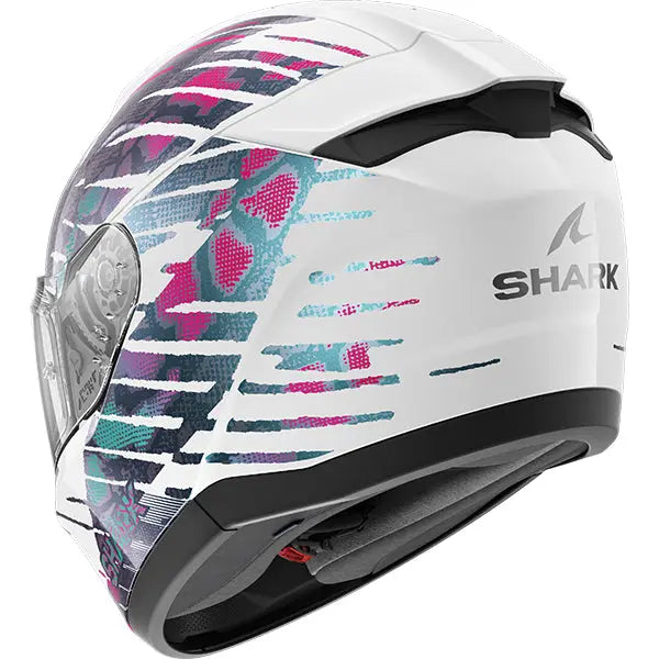 Shark Ridill 2 Reptaia White / Violet / Pearl FREE UK Delivery, FREE 365 Day Returns | Moto Central