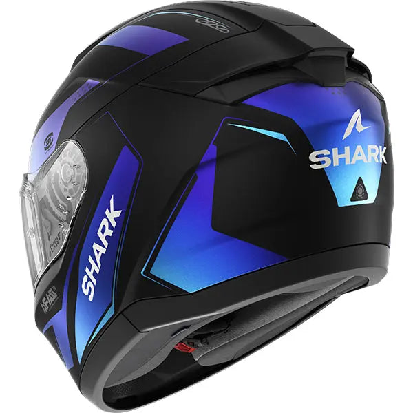 Shark Ridill 2 Mekarium Matt Black / Blue FREE UK Delivery, FREE 365 Day Returns | Moto Central