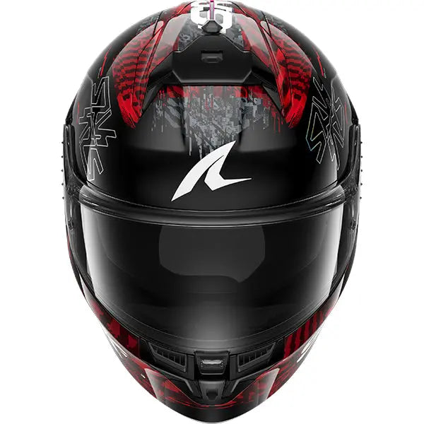 Shark Skwal Cup Speed-VIB Black / Red / Silver FREE UK Delivery, FREE 365 Day Returns | Moto Central