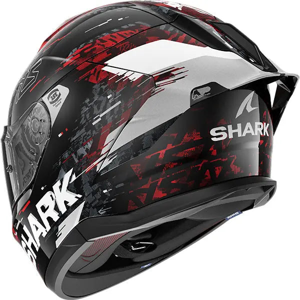 Shark Skwal Cup Speed-VIB Black / Red / Silver FREE UK Delivery, FREE 365 Day Returns | Moto Central