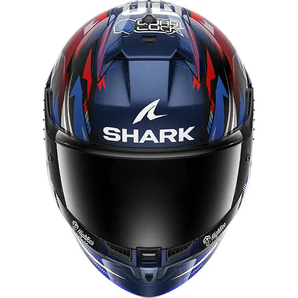Shark Skwal Cup Zarco GP France Blue / Pearl / Red FREE UK Delivery, FREE 365 Day Returns | Moto Central