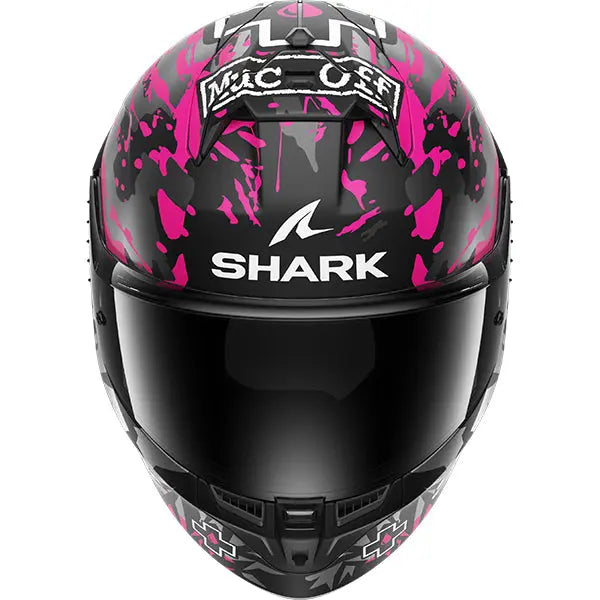Shark Skwal Cup Redding Matt Black / Violet / Blue FREE UK Delivery, FREE 365 Day Returns | Moto Central