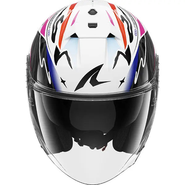 Shark Skwal Jet Cup Speed-Fancy Black / White / Orange FREE UK Delivery, FREE 365 Day Returns | Moto Central