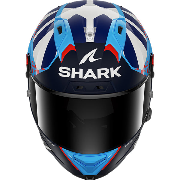 Shark Aeron-GP FIM Fernandez Black / Blue / White - FREE UK Delivery, FREE 365 Day Returns | Moto Central