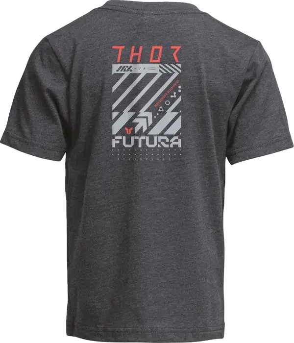 Thor Futura Youth T-Shirt Charcoal - FREE UK Shipping, FREE 365 Day Returns | Moto Central