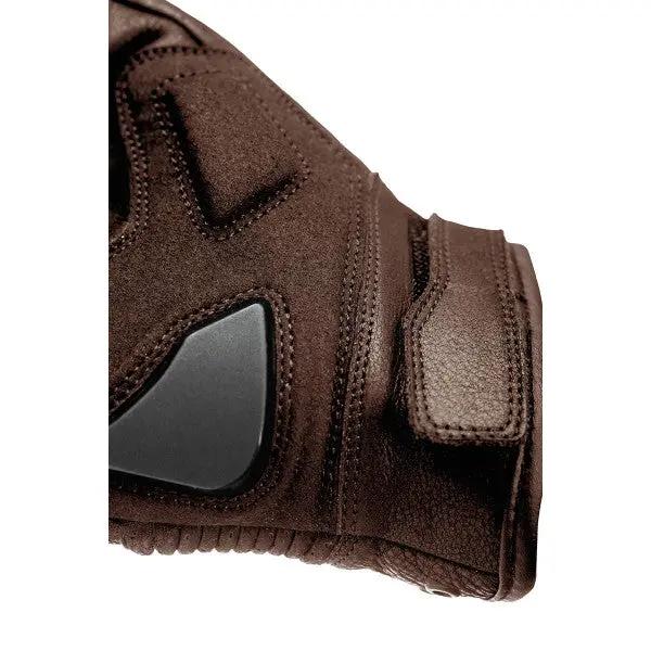 Pando Moto Onyx Summer Leather Gloves Brown 02 FREE UK Delivery, FREE 365 Day Returns | Moto Central