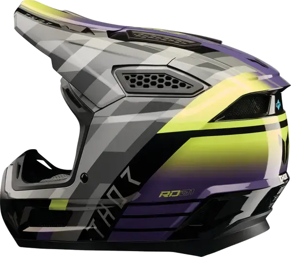 Thor Fleet Camber Black / Purple - FREE UK Shipping, FREE 365 Day Returns | Moto Central