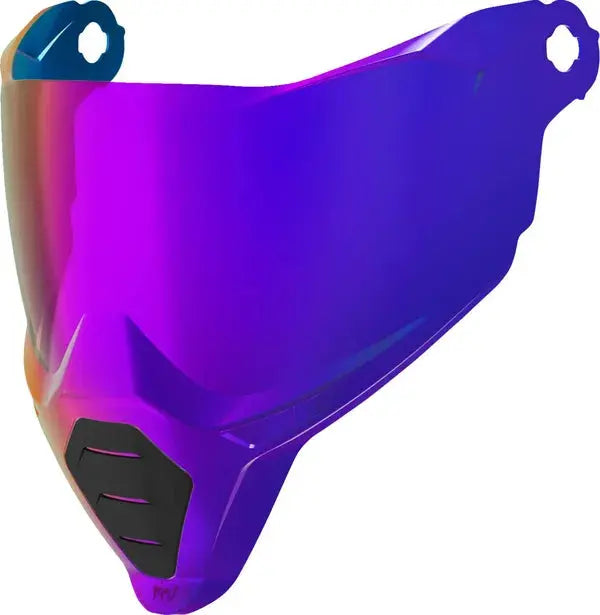 Icon Ultrashield Shield Visor Blurple Purple - FREE UK Shipping, FREE 365 Day Returns | Moto Central