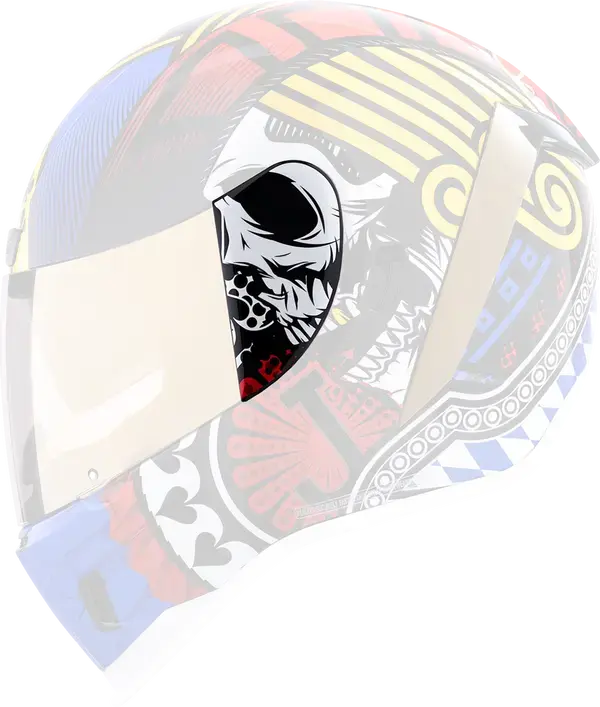 Icon Airform Lucky Lid 5 Helmet Side Plates Glory - FREE UK Shipping, FREE 365 Day Returns | Moto Central