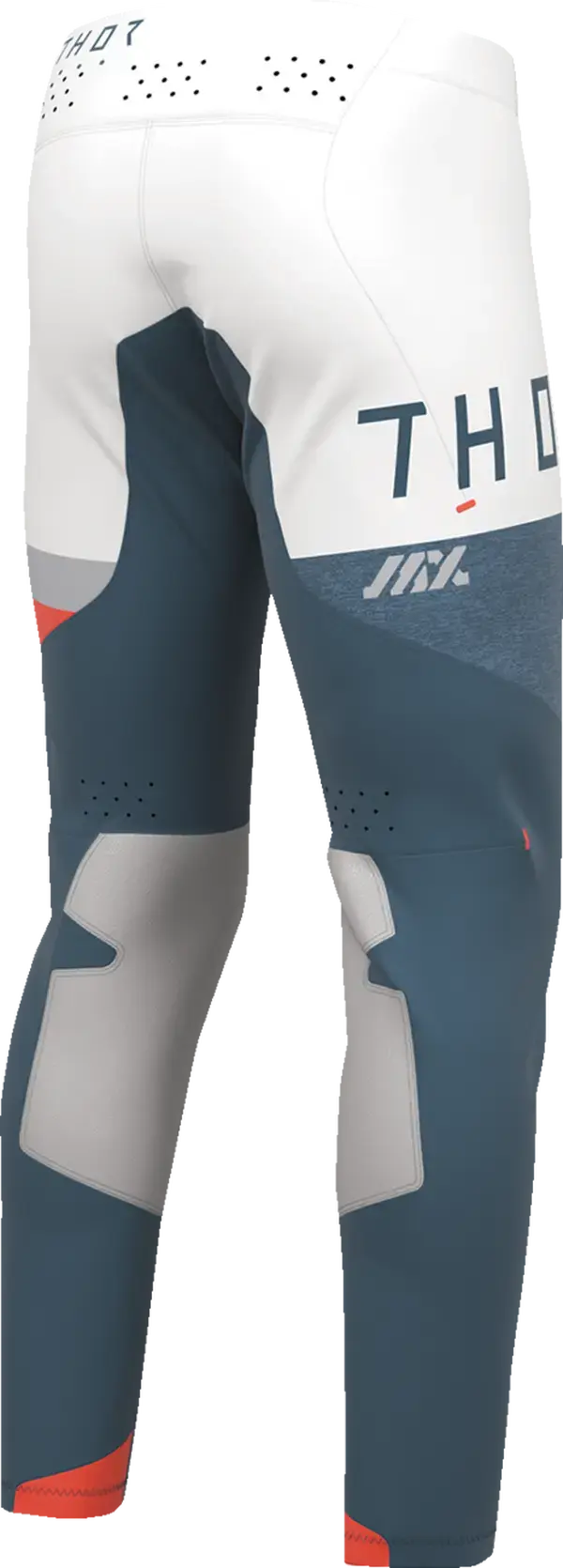 Thor Sportmode League MX Textile Trouser Blue / Light Grey / Red / White - FREE UK Shipping, FREE 365 Day Returns | Moto Central