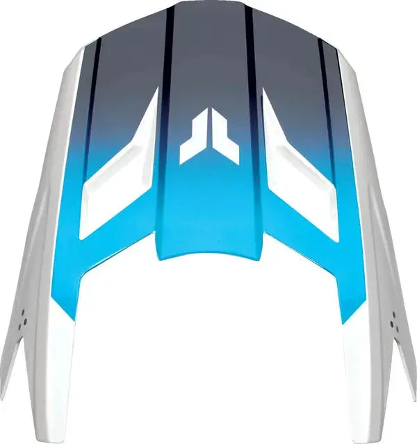 Thor Fleet Storm Youth Helmet Peak Kit White / Navy - FREE UK Shipping, FREE 365 Day Returns | Moto Central