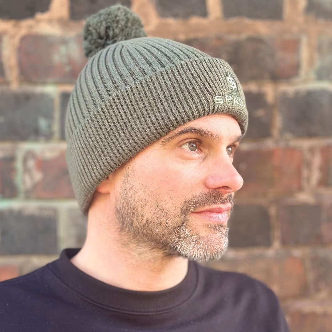 Spada Bobble Beanie Olive FREE UK Delivery, FREE 365 Day Returns | Moto Central
