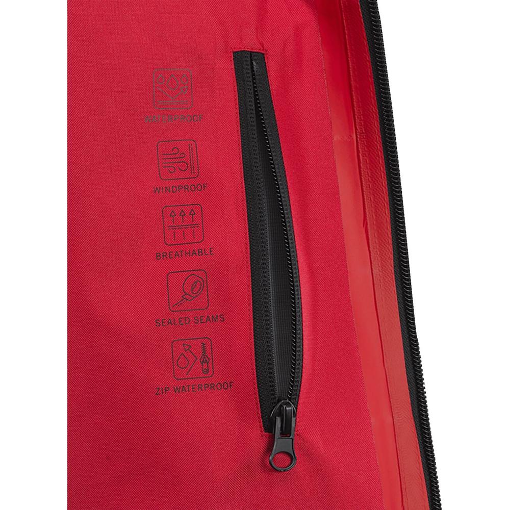 Akrapovic Corpo Rain Jacket Black / Red