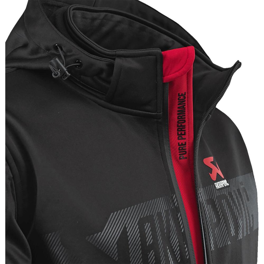 Akrapovic Corpo Soft Shell Jacket Black / Red