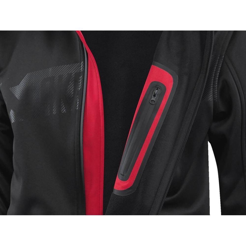 Akrapovic Corpo Soft Shell Jacket Black / Red