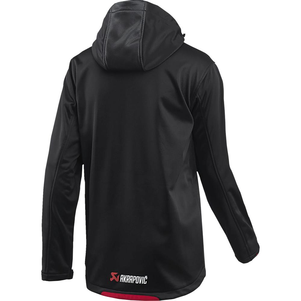 Akrapovic Corpo Soft Shell Jacket Black / Red
