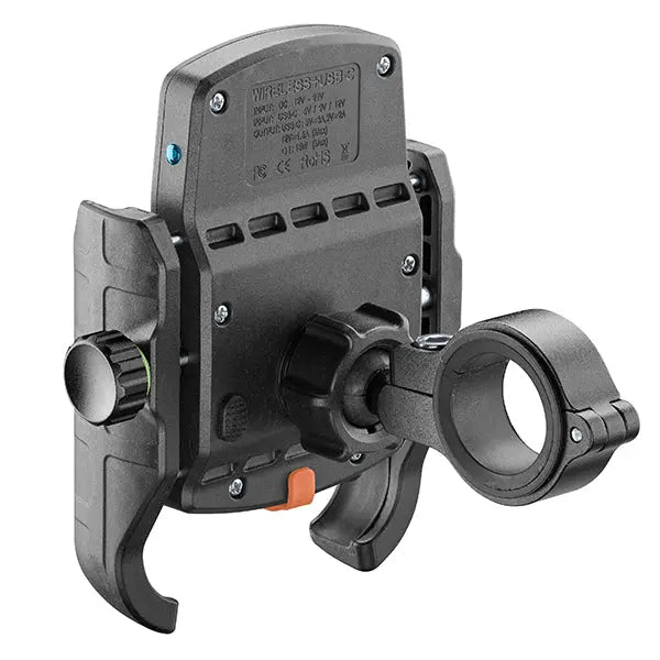 Interphone Crab Wireless USB-C Phone Holder Black FREE UK Delivery, FREE 365 Day Returns | Moto Central