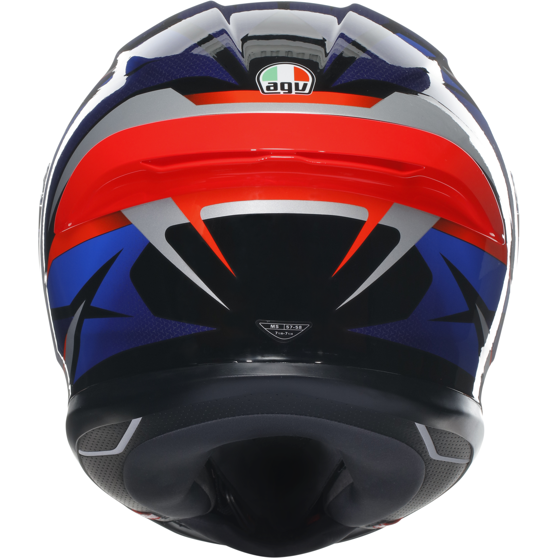 AGV K6-S Slashcut Black / Blue / Red FREE UK Delivery, FREE 365 Day Returns | Moto Central