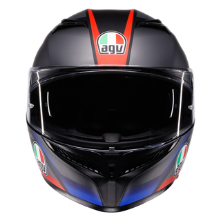 AGV K3 ECE 22.06 Striga Matt Black / Blue / Red