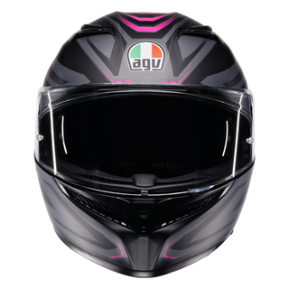 AGV K3 ECE 22.06 Syth Matt Black / Pink