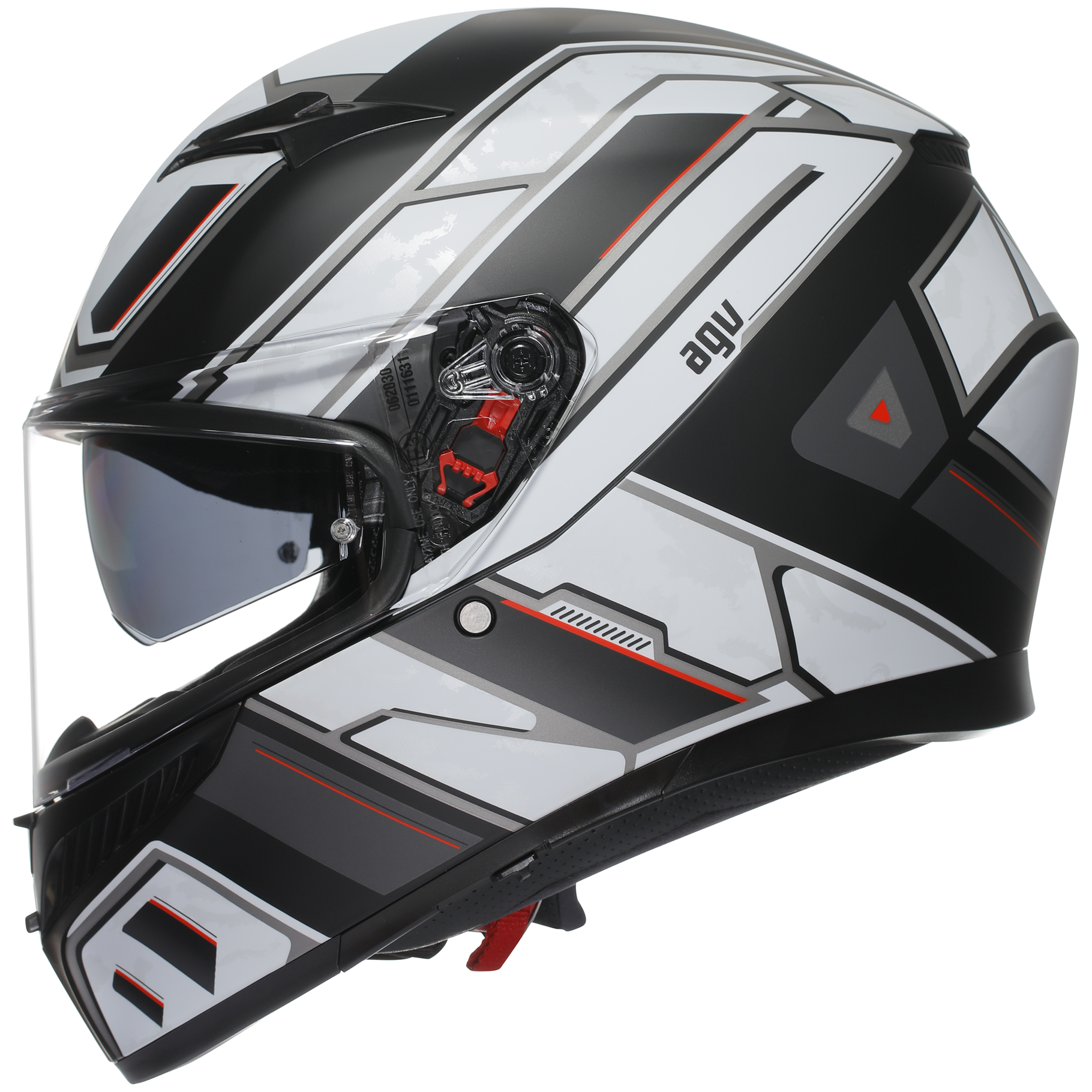 AGV K3 Rivia ECE 22.06 Matt Black / White - FREE UK Shipping, FREE 365 Day Returns | Moto Central