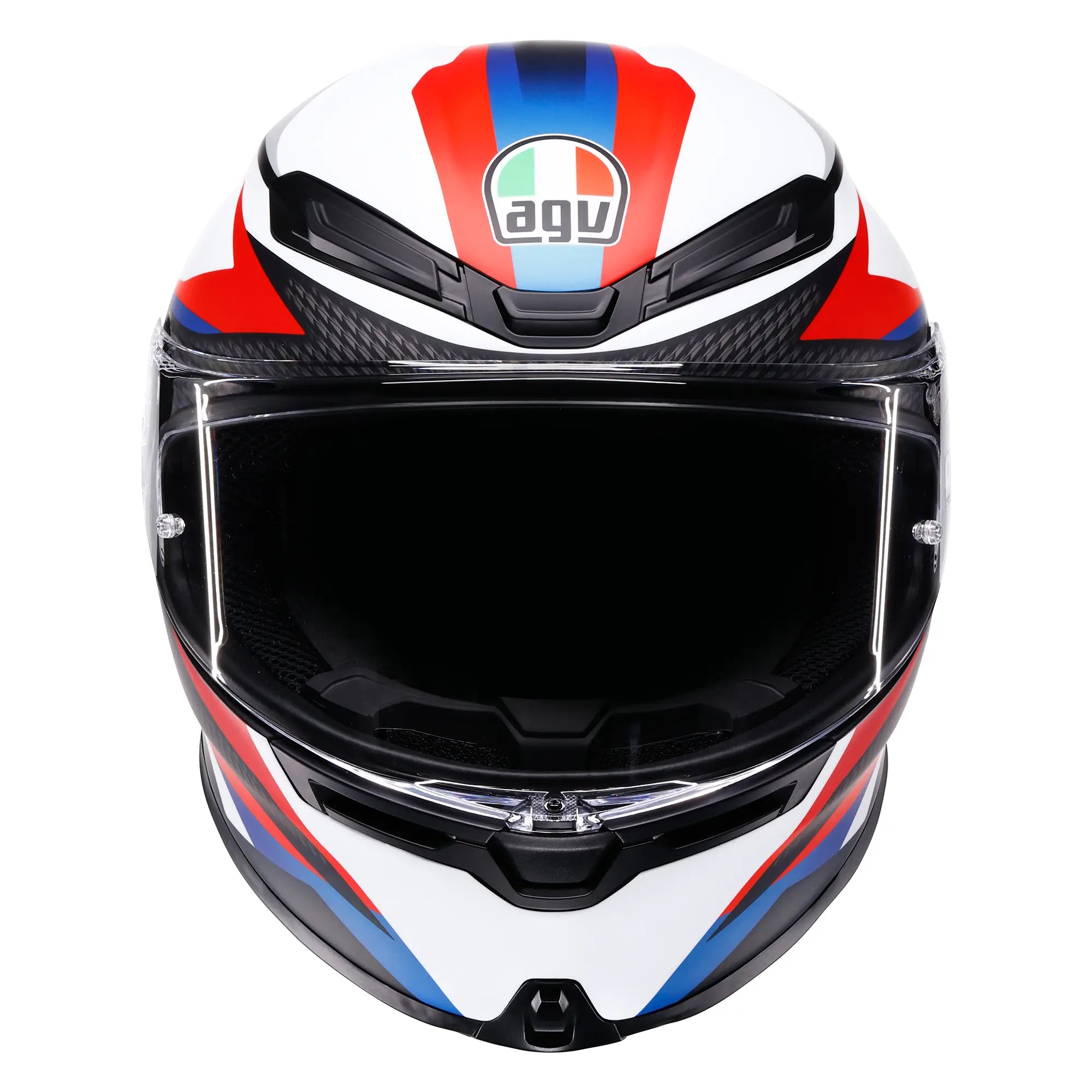 AGV K6-S Timewarp Red / White / Blue - FREE UK Shipping, FREE 365 Day Returns | Moto Central