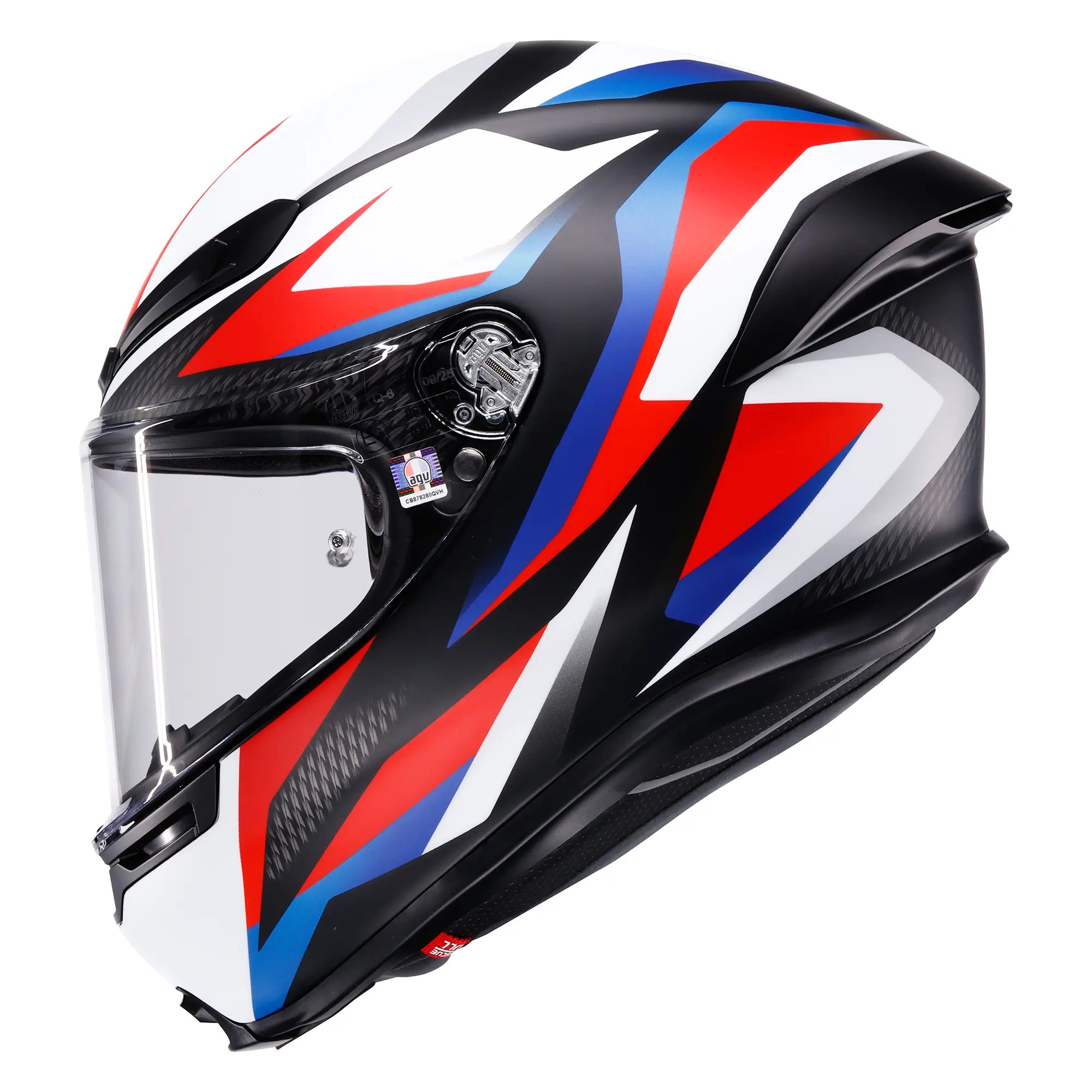 AGV K6-S Timewarp Red / White / Blue - FREE UK Shipping, FREE 365 Day Returns | Moto Central