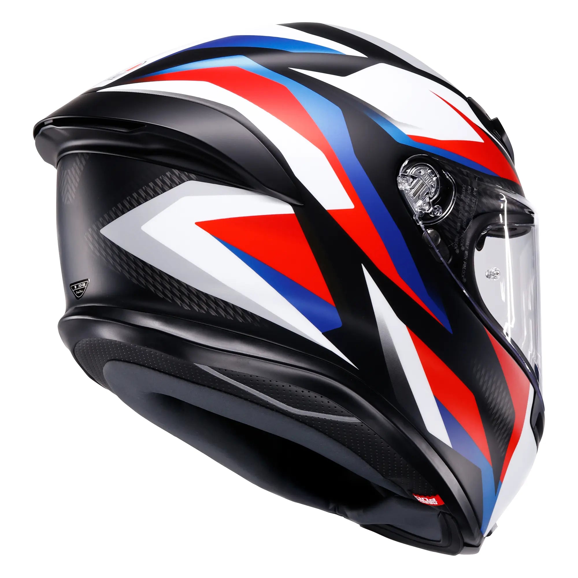 AGV K6-S Timewarp Red / White / Blue - FREE UK Shipping, FREE 365 Day Returns | Moto Central