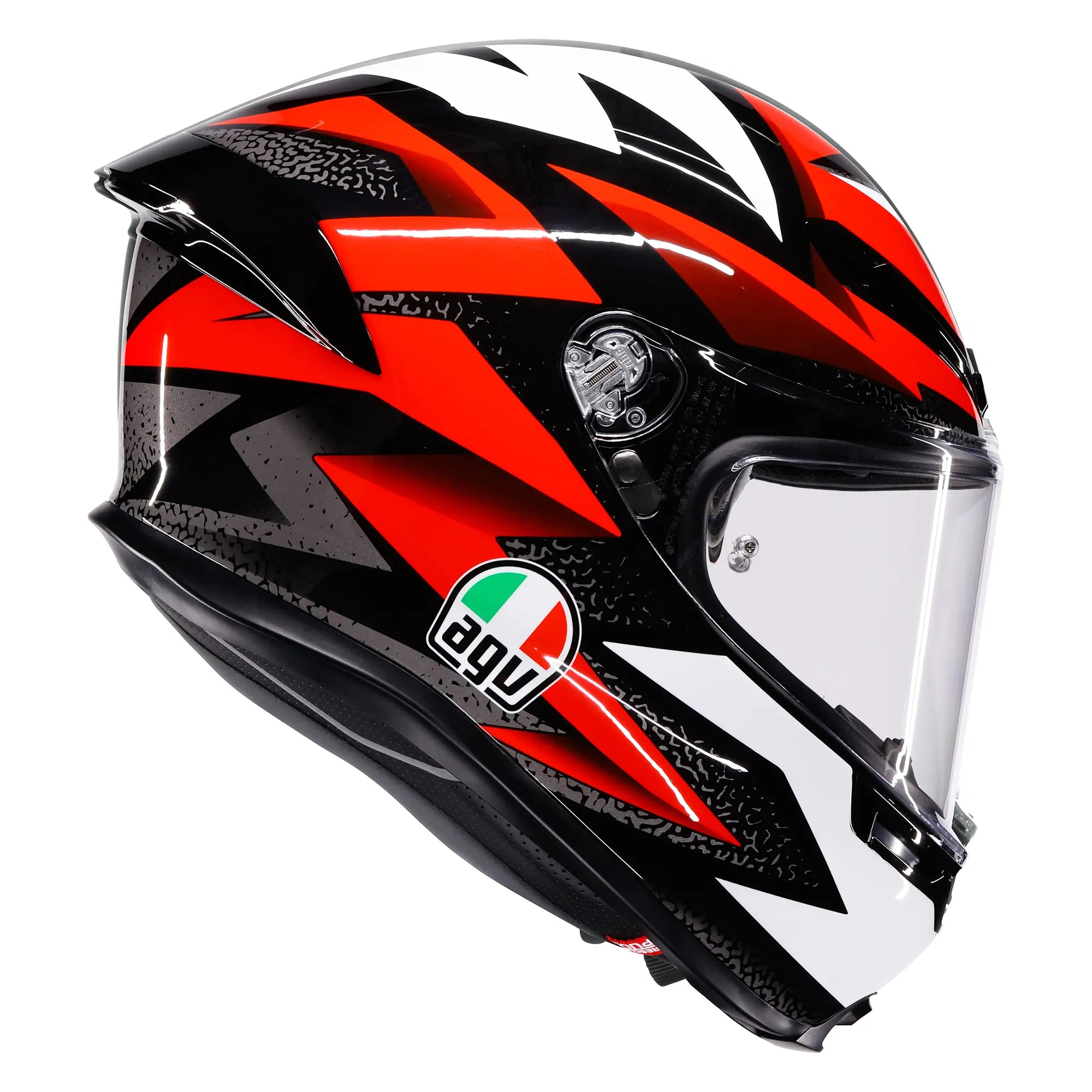AGV K6-S Braven Black / Red / White - FREE UK Shipping, FREE 365 Day Returns | Moto Central