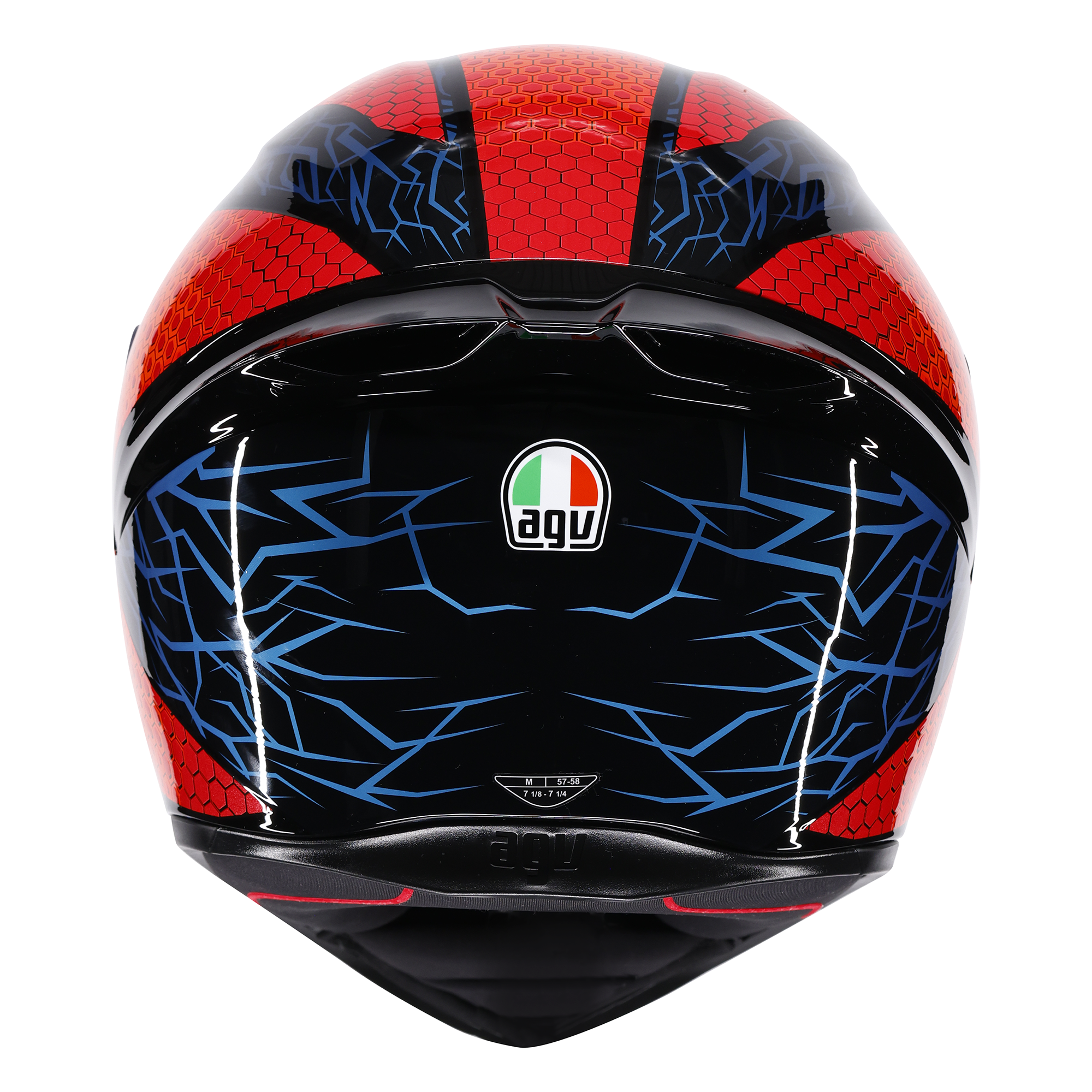 AGV K1-S Speedarmour Black / Orange / Blue - FREE UK Shipping, FREE 365 Day Returns | Moto Central