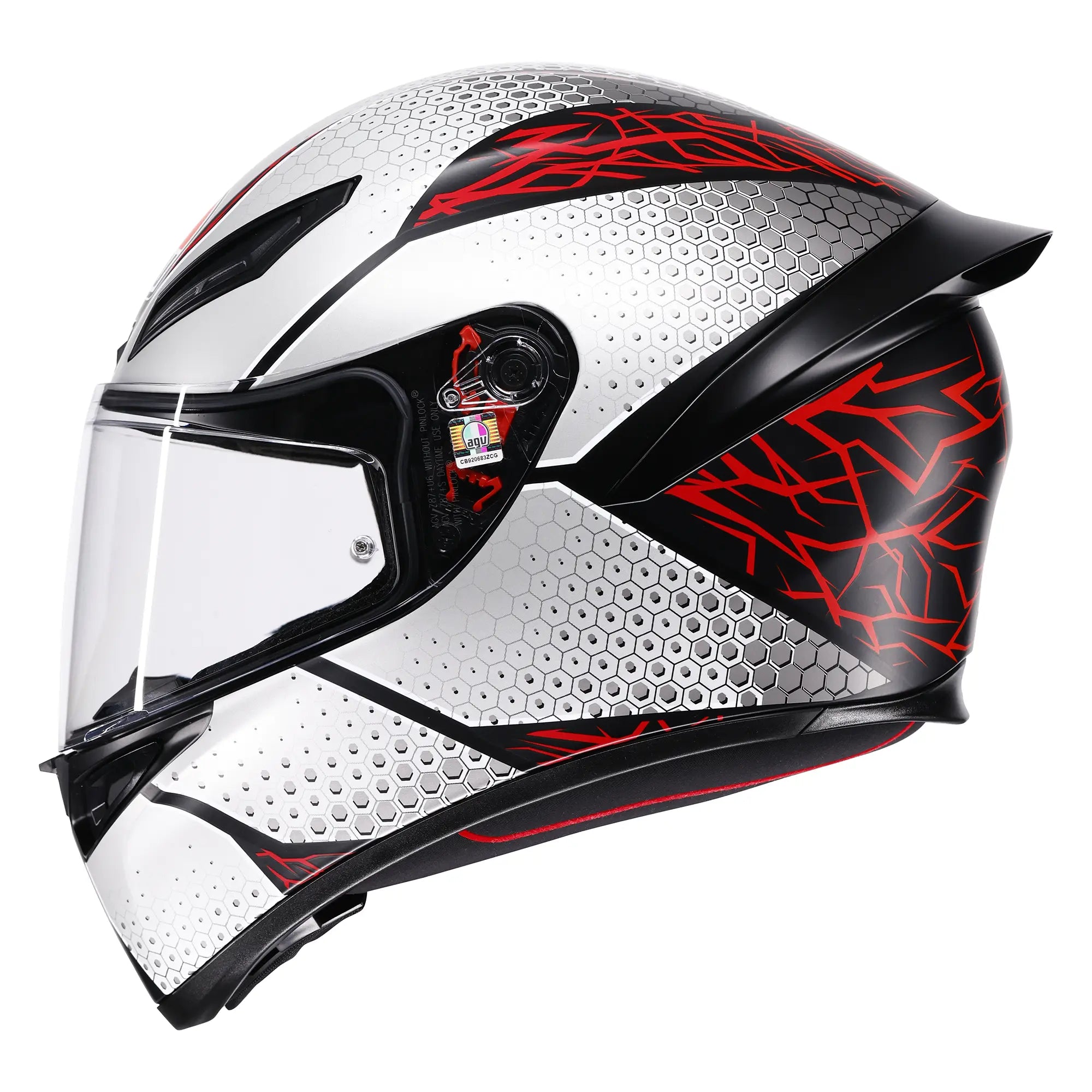 AGV K1-S Speedarmour Matt Black / Grey / Red - FREE UK Shipping, FREE 365 Day Returns | Moto Central