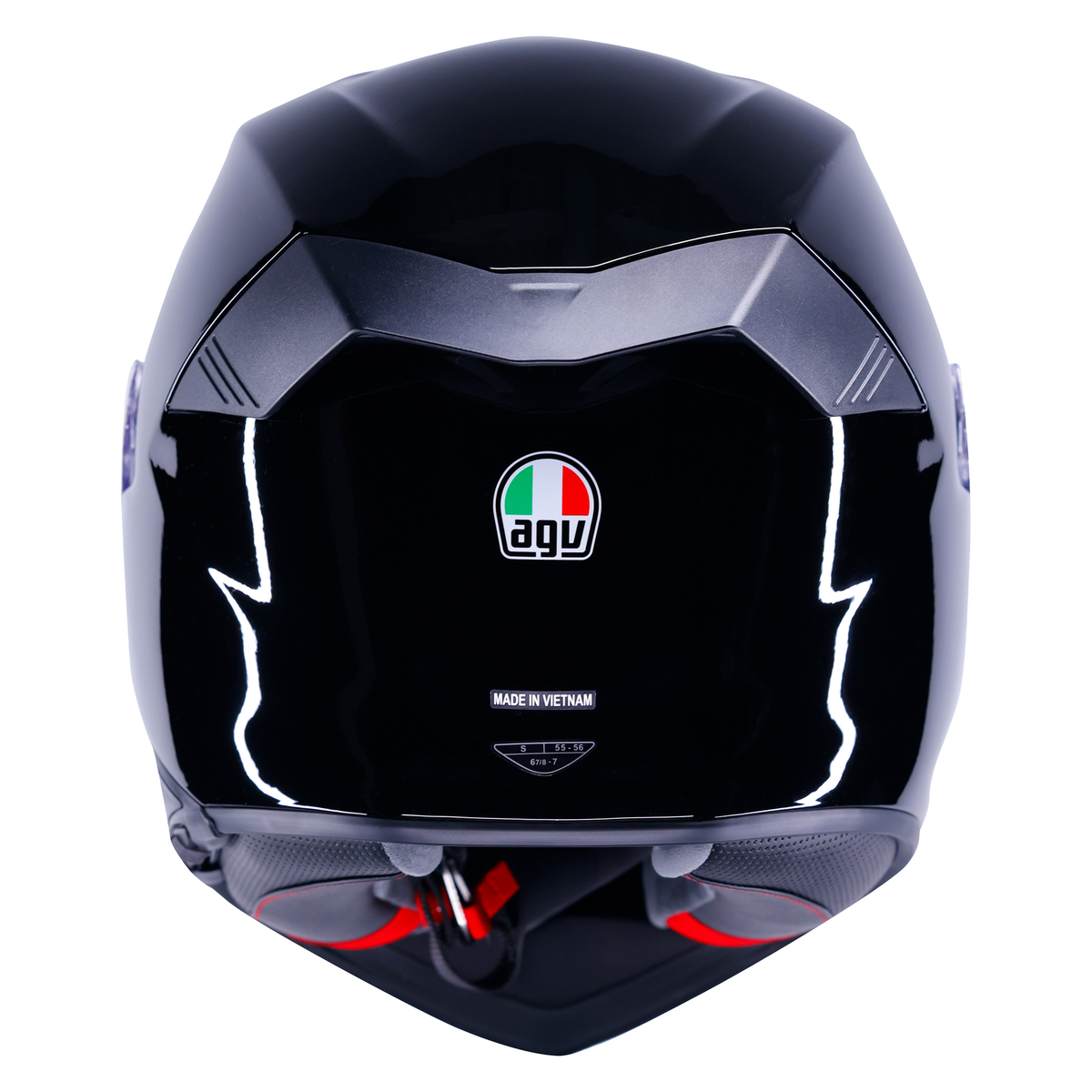 AGV K5 ECE 22.06 Solid Black - FREE UK Shipping, FREE 365 Day Returns | Moto Central