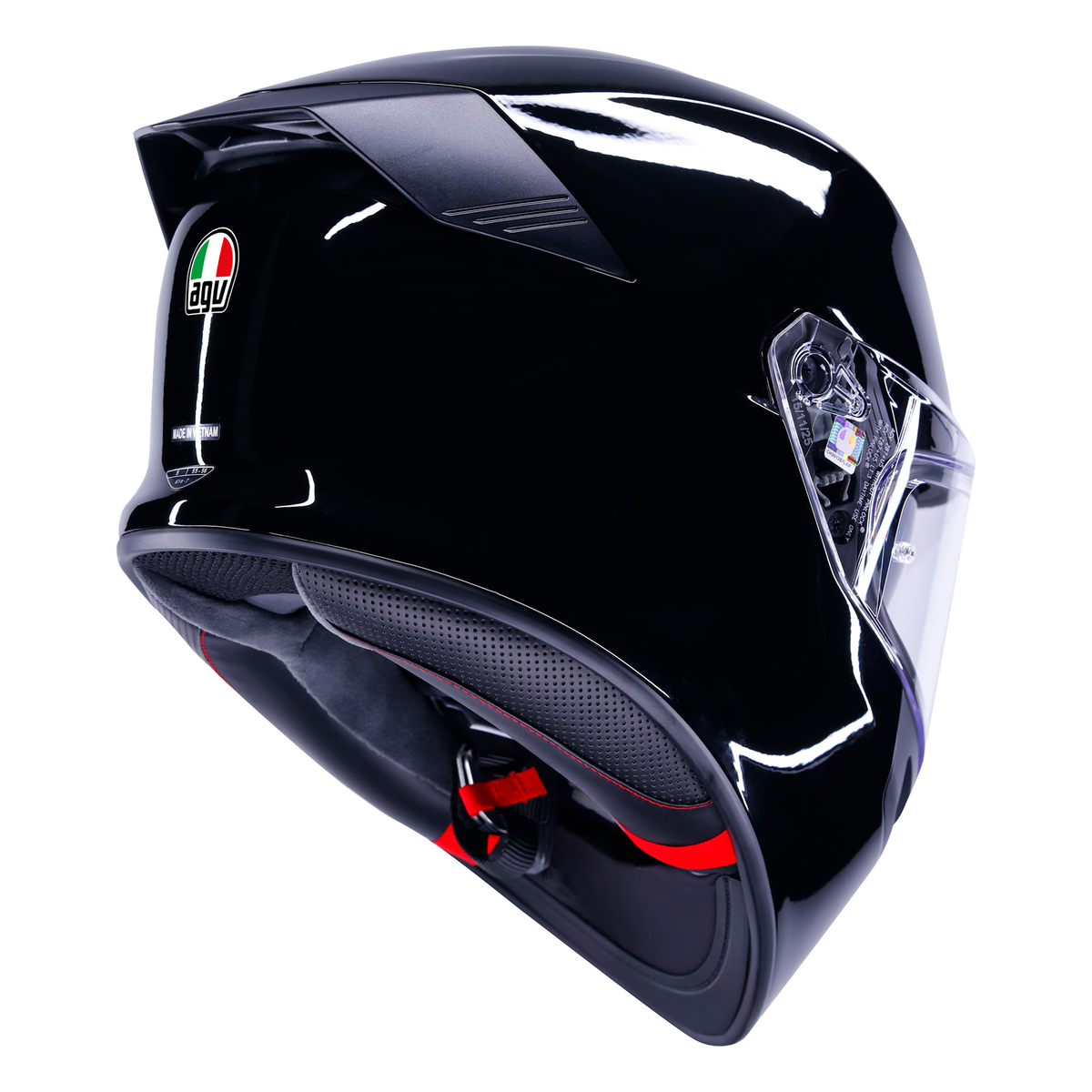 AGV K5 ECE 22.06 Solid Black - FREE UK Shipping, FREE 365 Day Returns | Moto Central