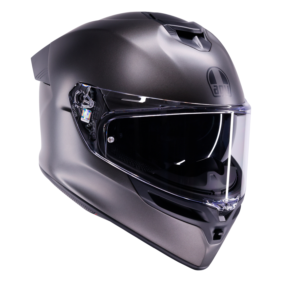 AGV K5 ECE 22.06 Solid Asfalto Grey - FREE UK Shipping, FREE 365 Day Returns | Moto Central