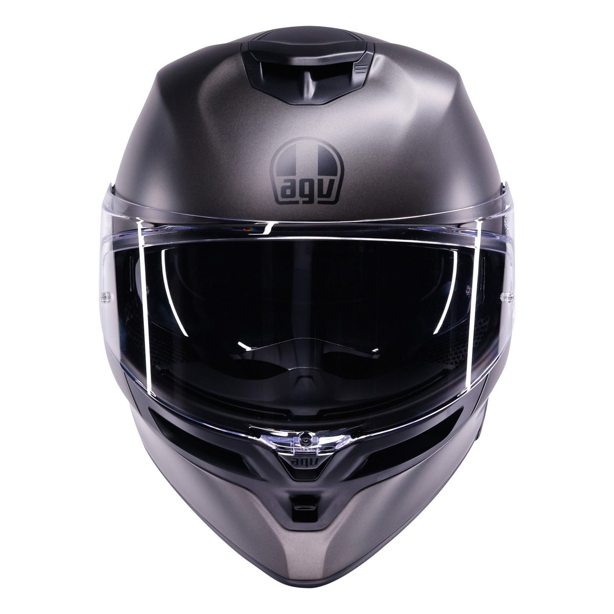 AGV K5 ECE 22.06 Solid Asfalto Grey - FREE UK Shipping, FREE 365 Day Returns | Moto Central