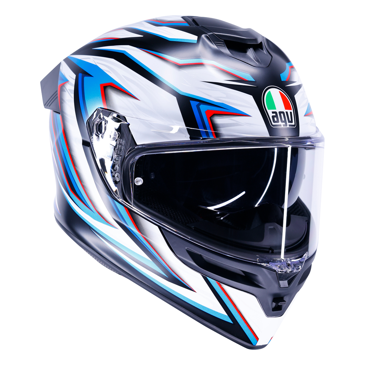 AGV K5 ECE 22.06 Zenithar Black / White / Blue - FREE UK Shipping, FREE 365 Day Returns | Moto Central