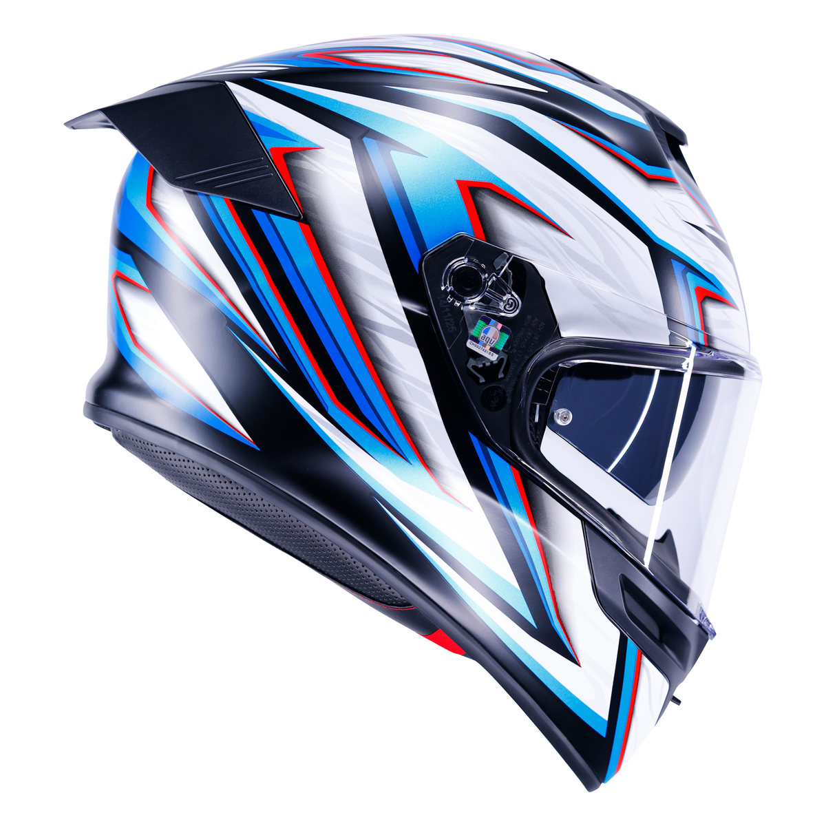 AGV K5 ECE 22.06 Zenithar Black / White / Blue - FREE UK Shipping, FREE 365 Day Returns | Moto Central